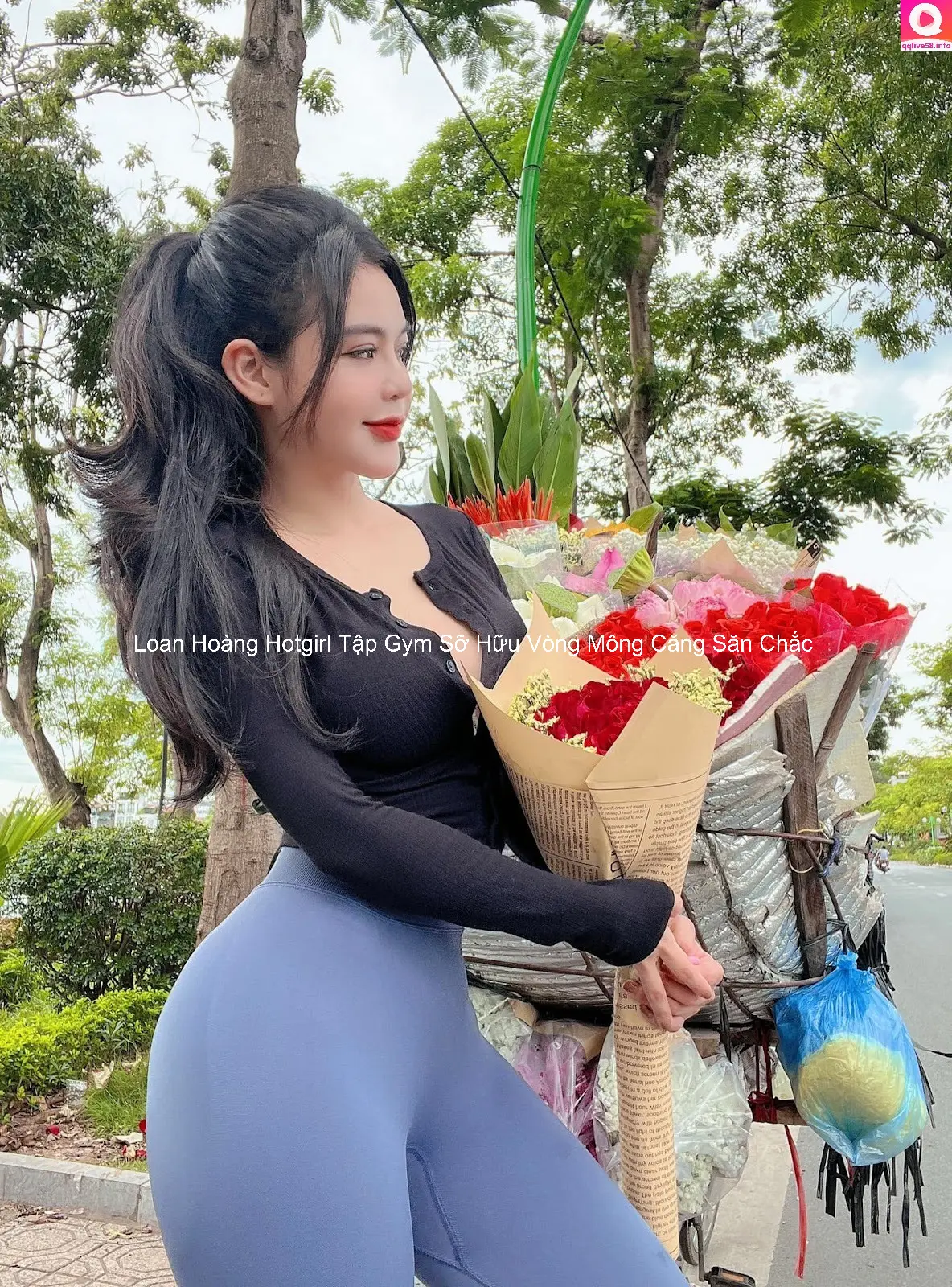 Loan Hoàng Hotgirl Tập Gym Sỡ Hữu Vòng Mông Căng Săn Chắc 3