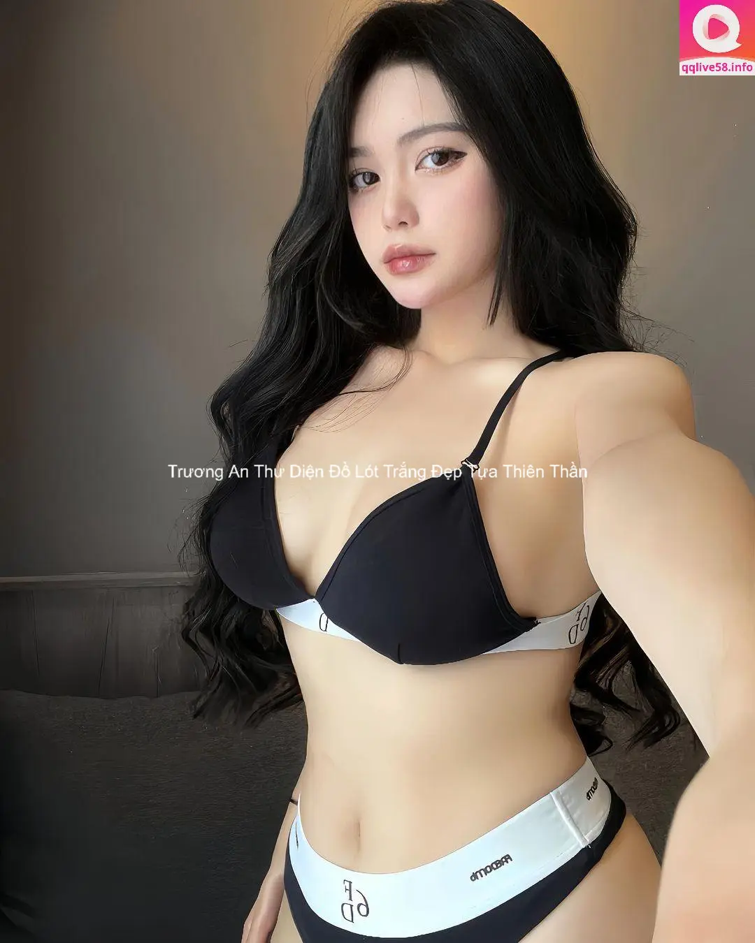 Trương An Thư Diện Đồ Lót Trắng Đẹp Tựa Thiên Thần 8